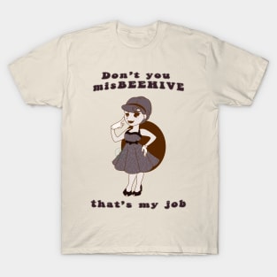 Old Cartoon Style pin up misBEEHIVE T-Shirt